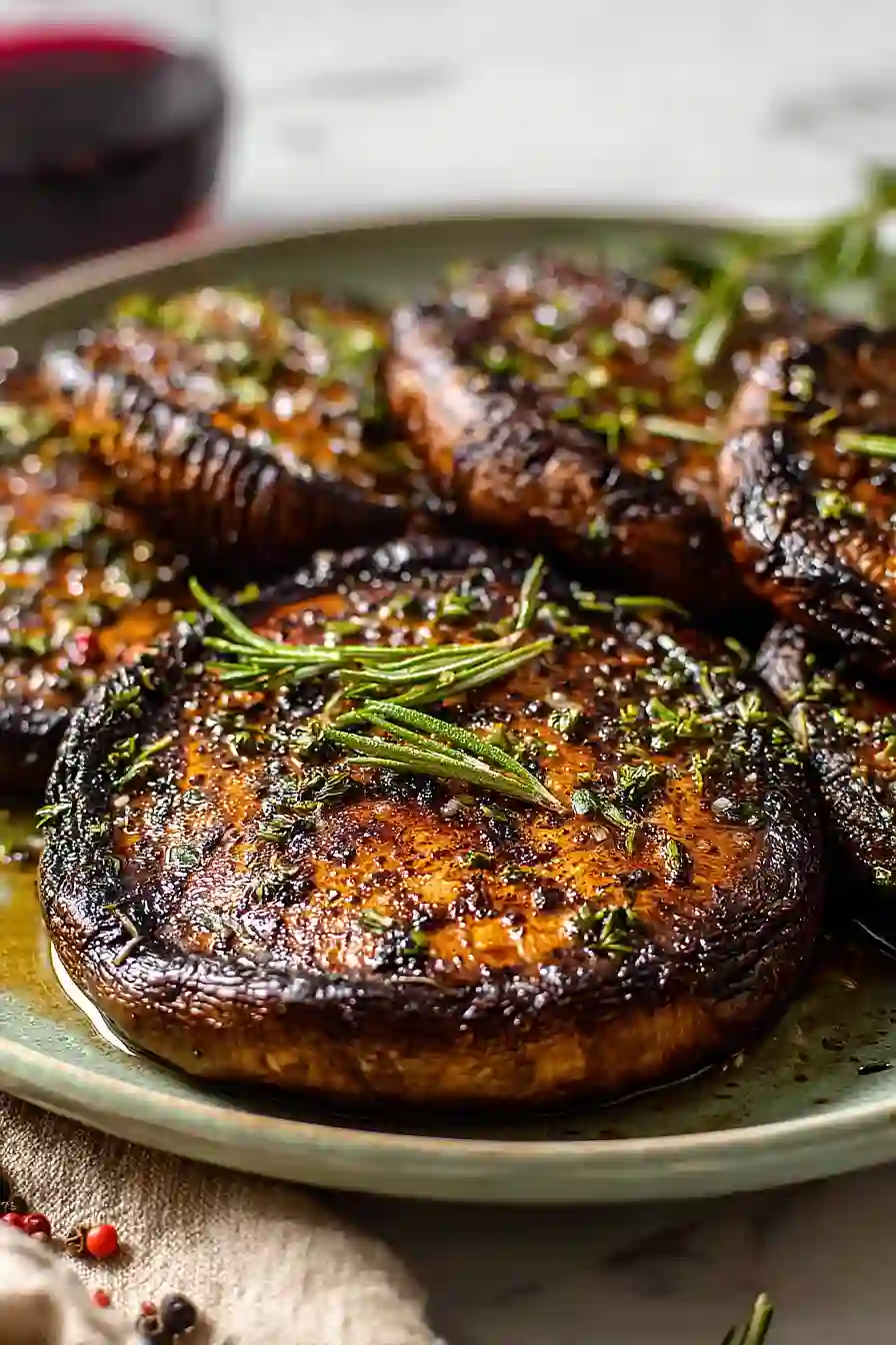 grilled mushrooms