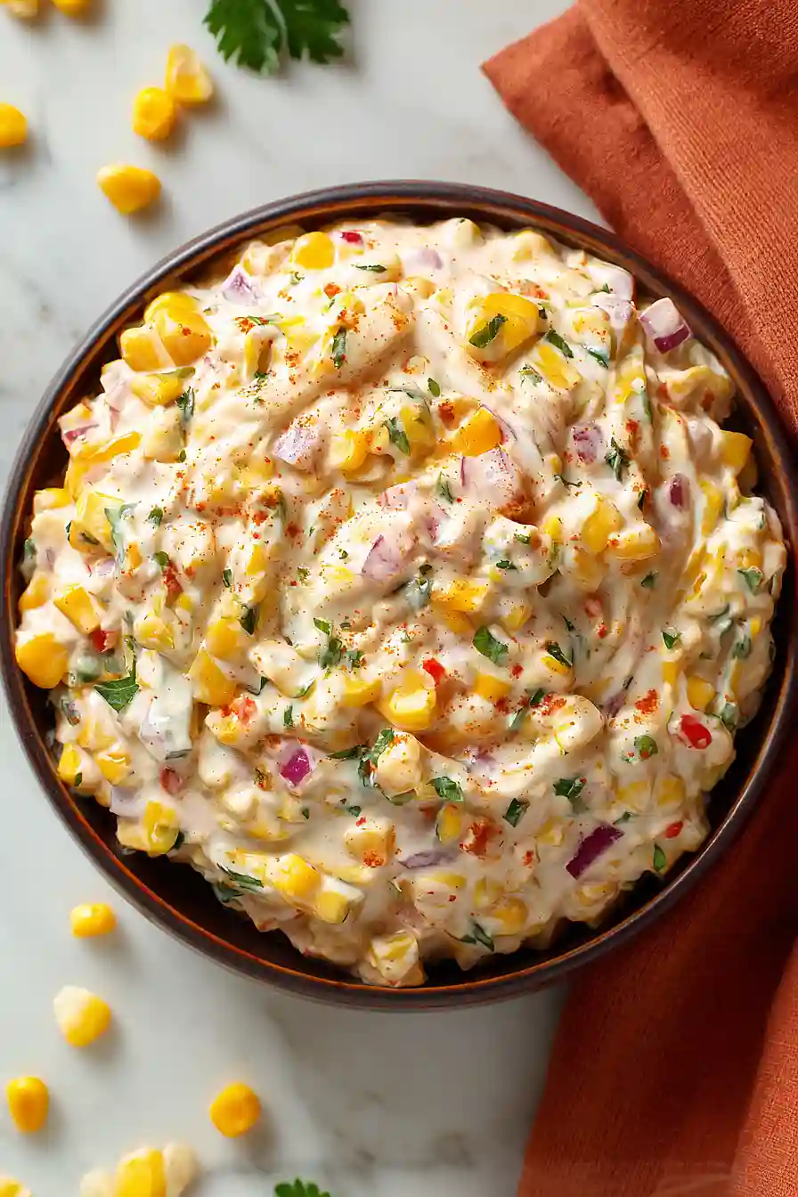 creamy corn salsa dip