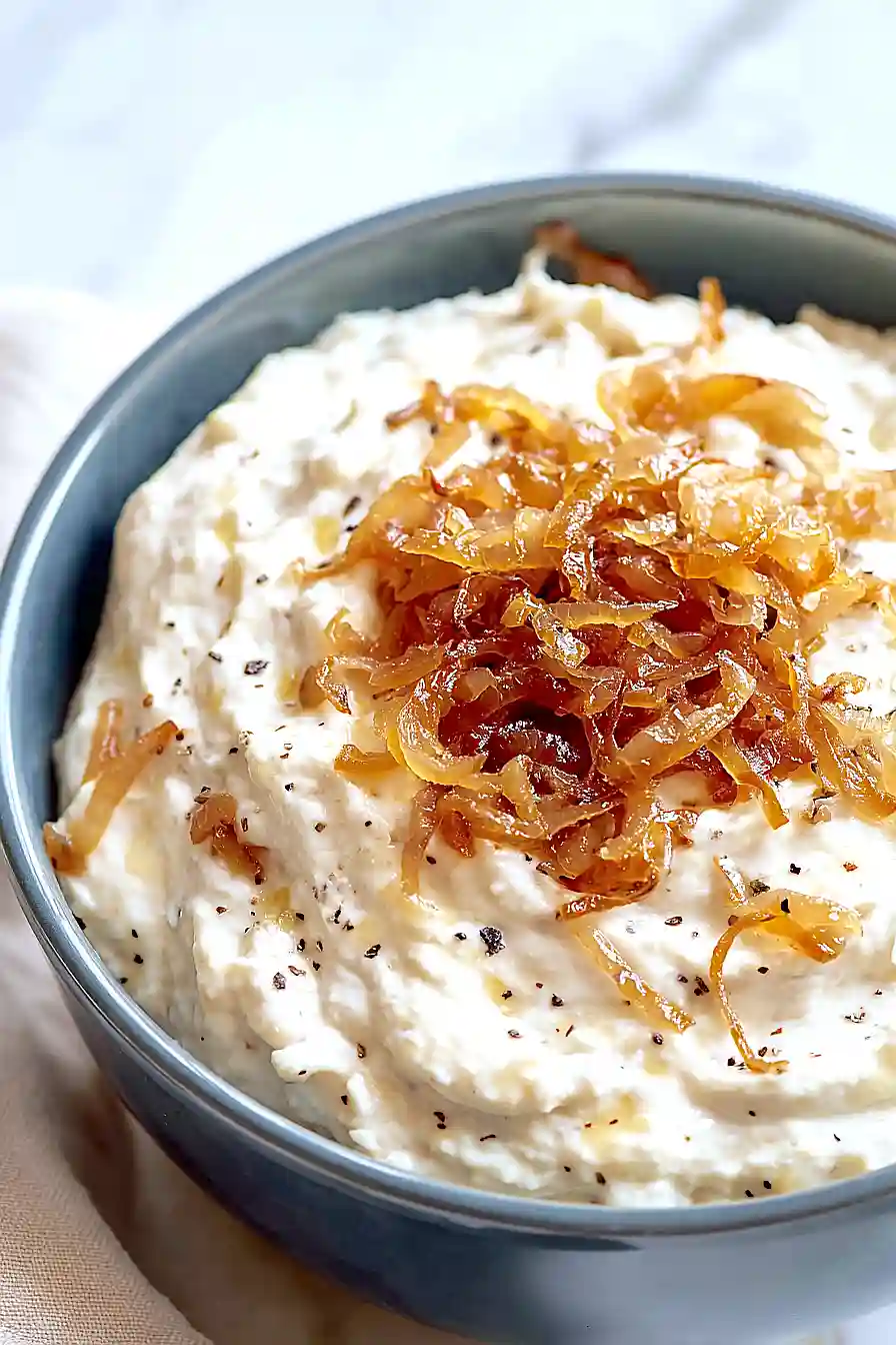 vegan caramelized onion dip