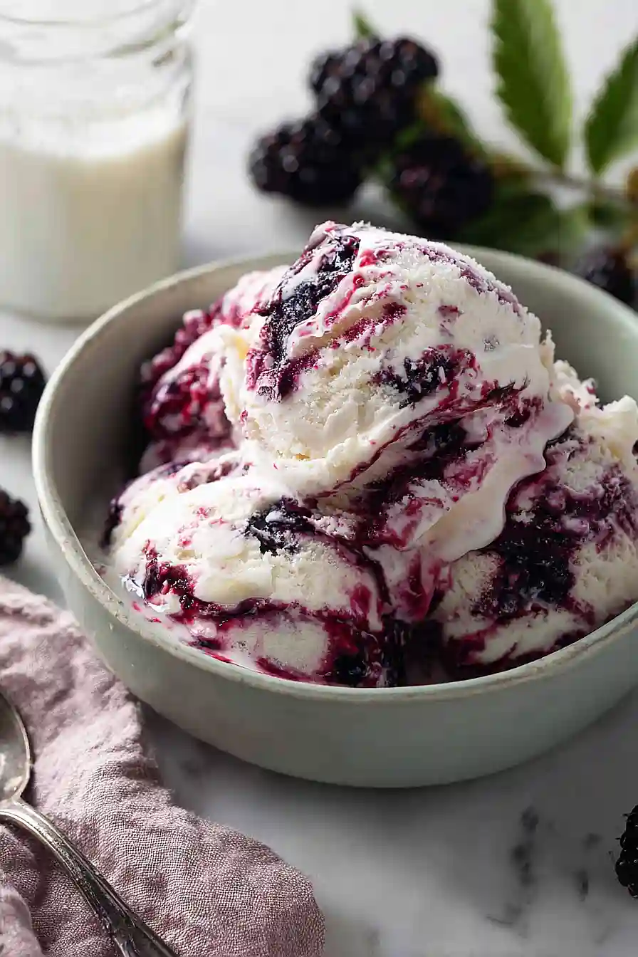 black raspberry ice cream no churn