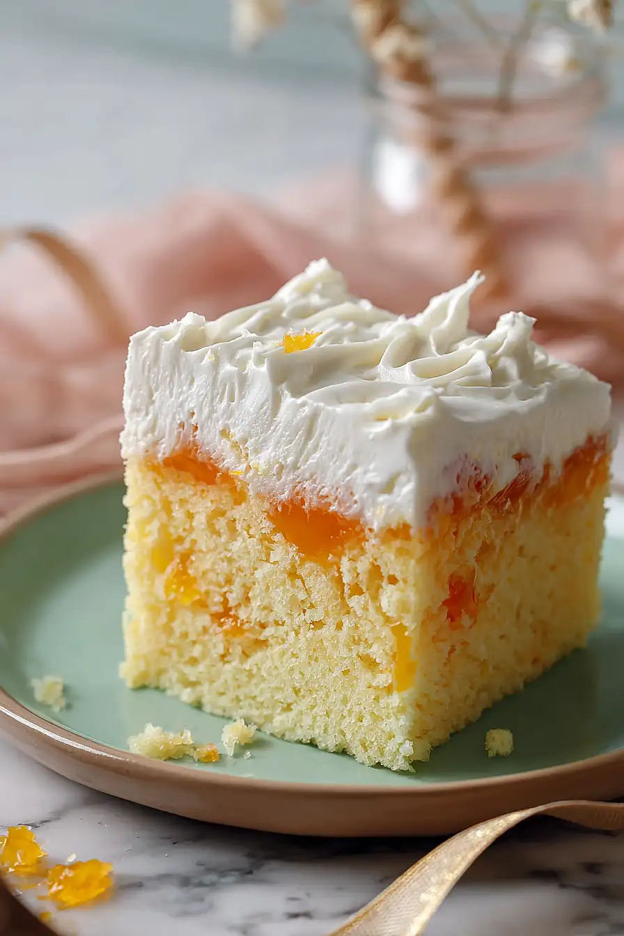 vanilla jello poke cake