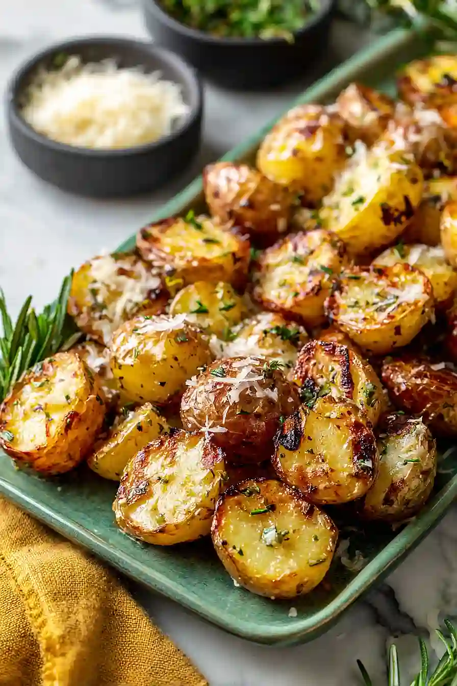 grilled potatoes