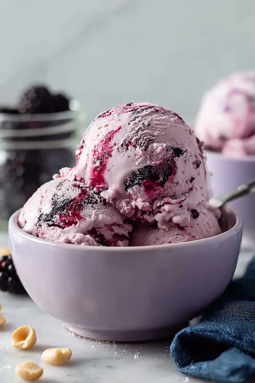 black raspberry gelato