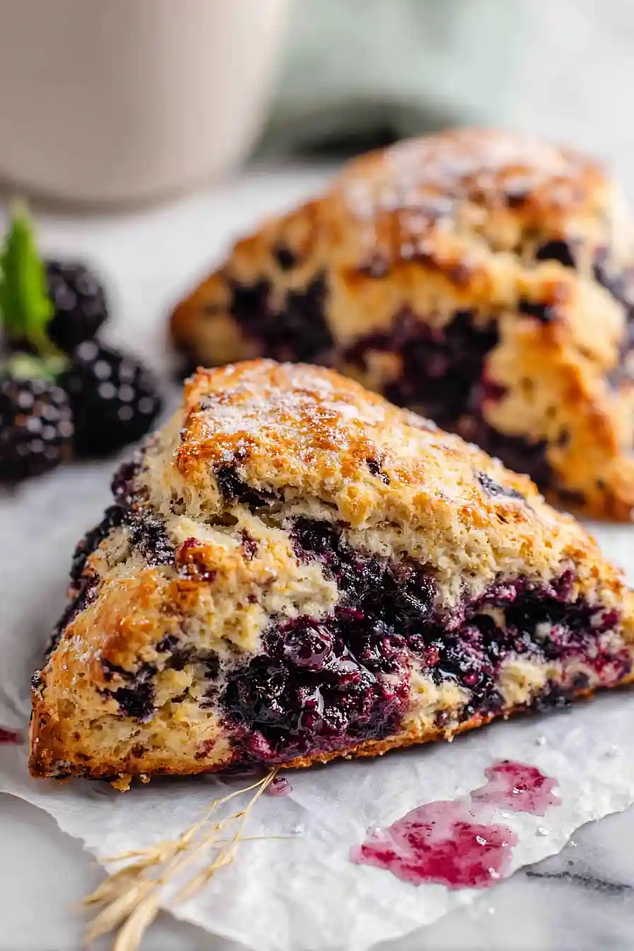 black raspberry scones
