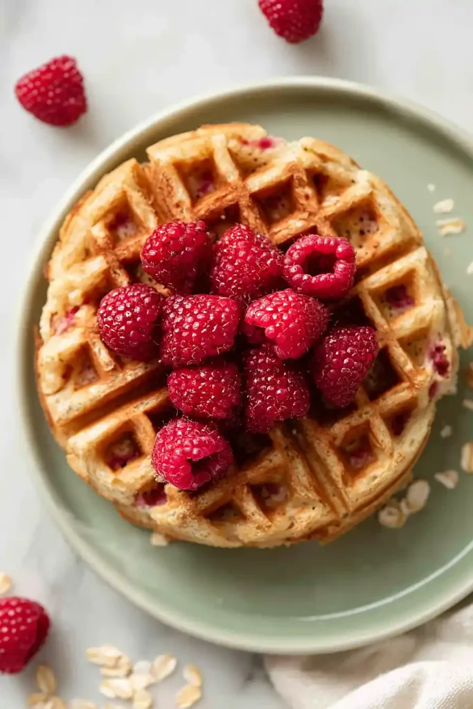 raspberry waffles