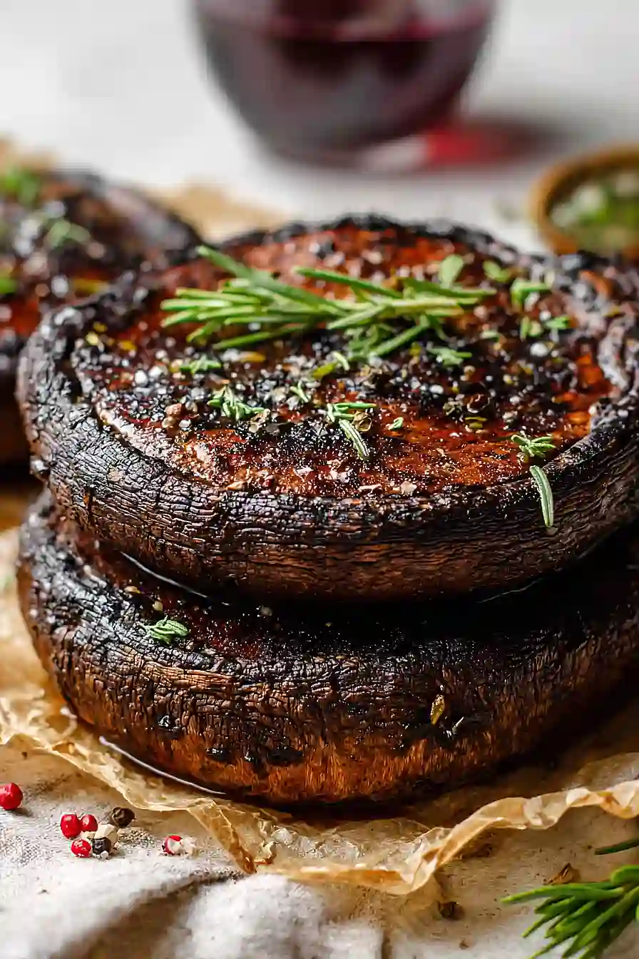grilled mushrooms