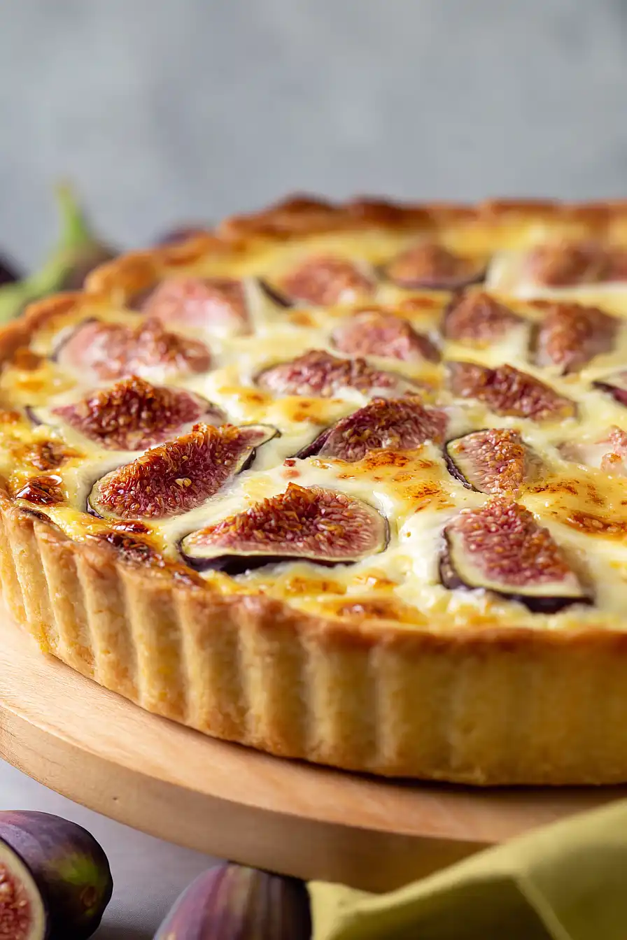 fig quiche