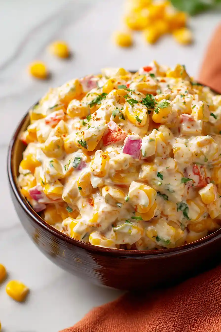 creamy corn salsa dip