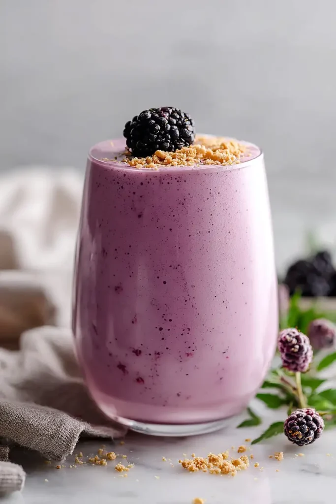 black raspberry milkshake