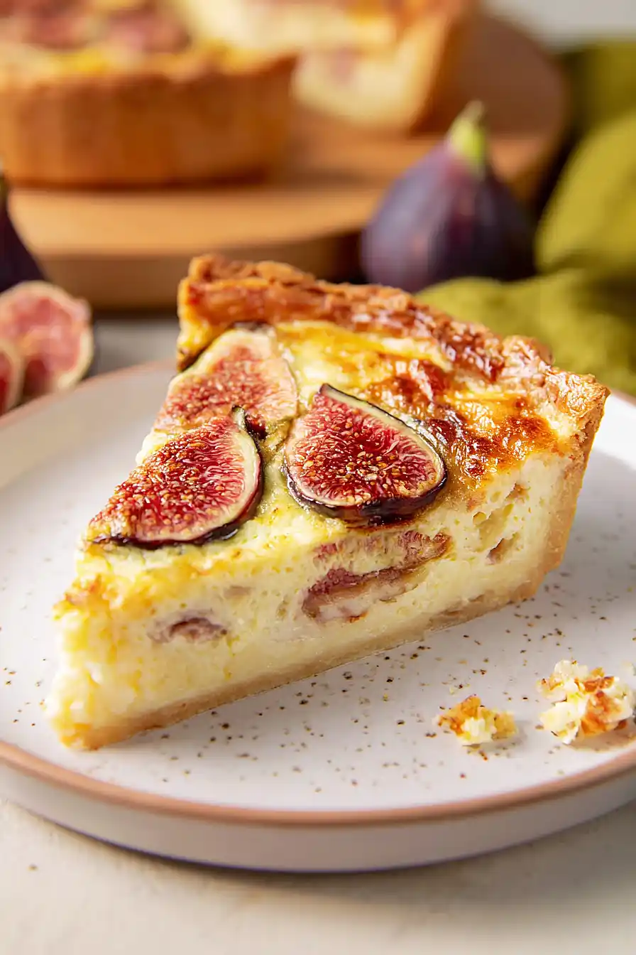 fig quiche
