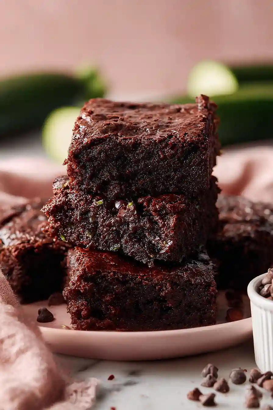 sourdough zucchini brownies