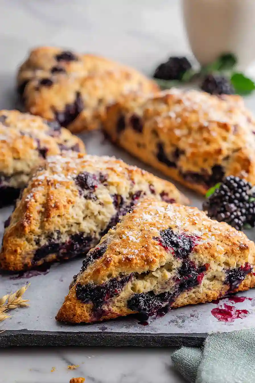 black raspberry scones
