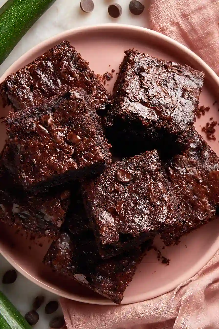 sourdough zucchini brownies