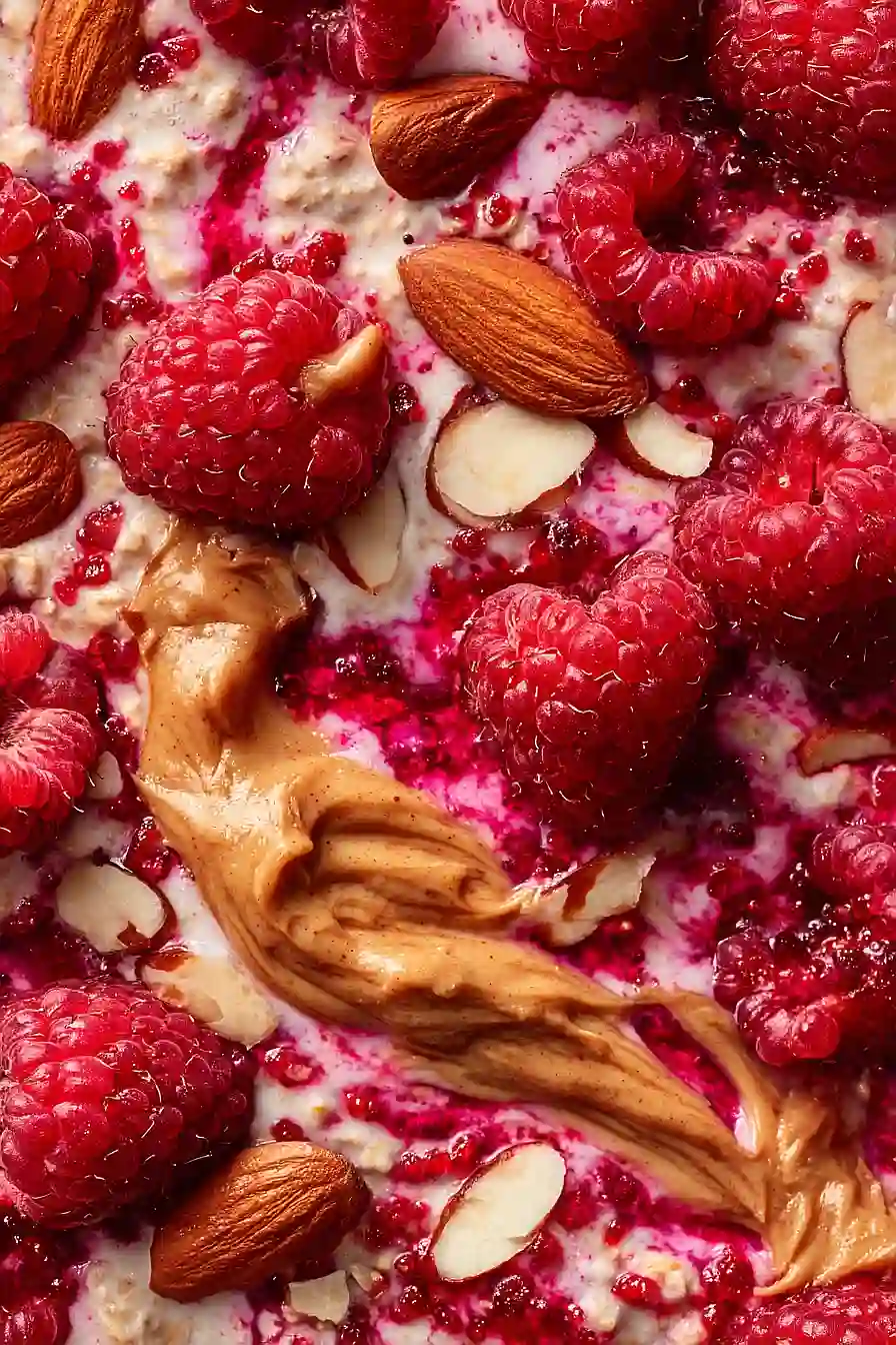 raspberry overnight oats