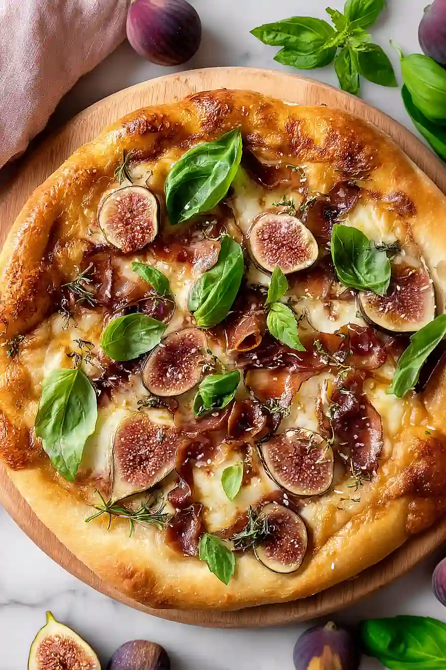 fig prosciutto pizza