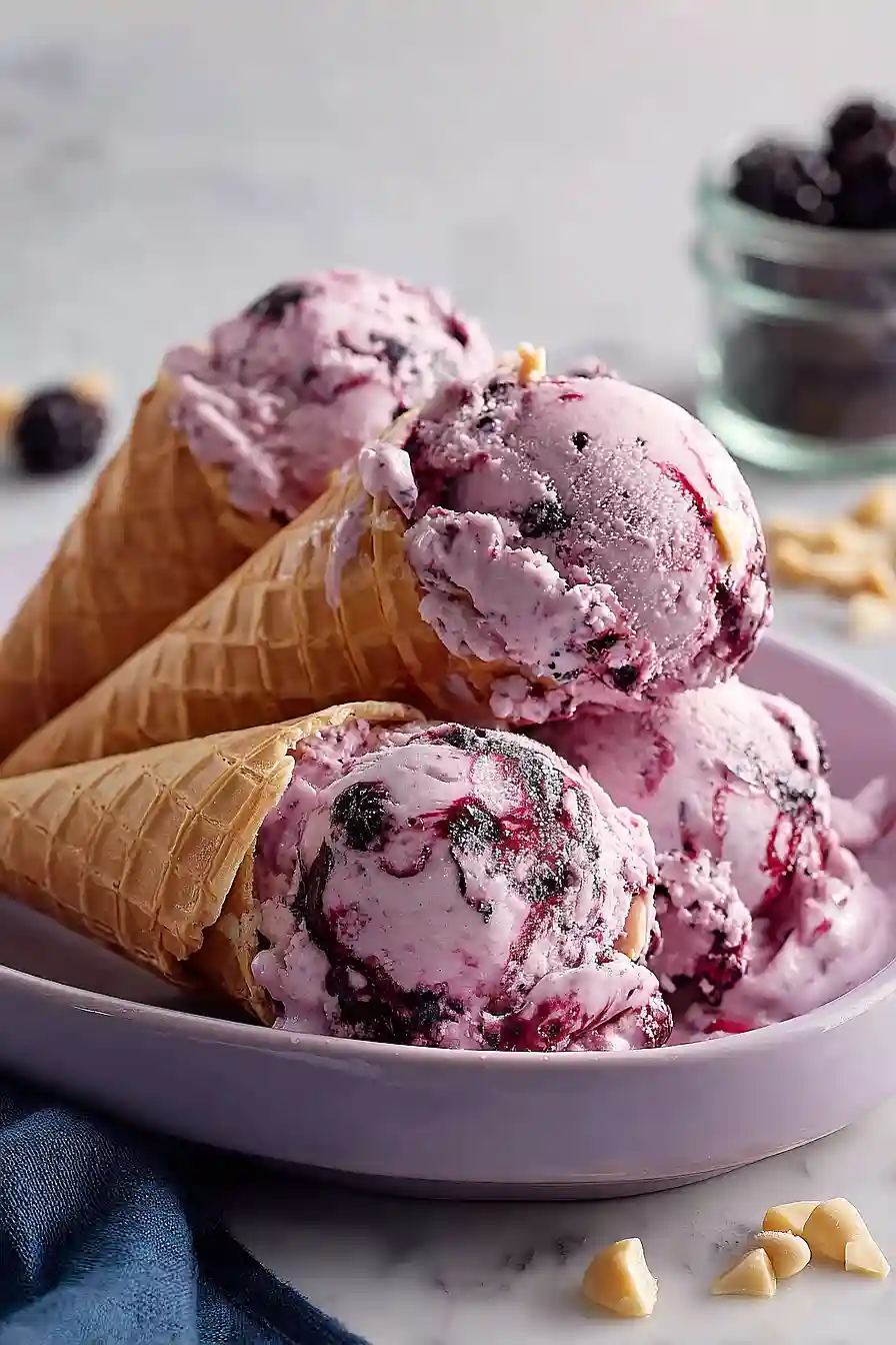 black raspberry gelato