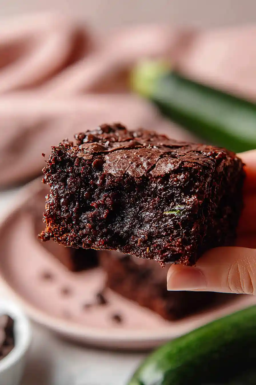 sourdough zucchini brownies